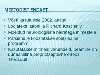 Therasuit meetod #2