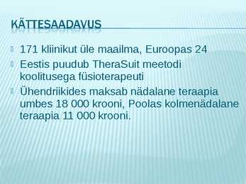 Therasuit meetod #12