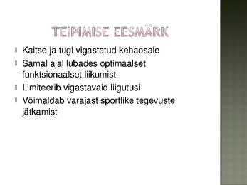 Sporditeipimine #3