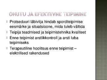 Sporditeipimine #4