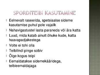 Sporditeipimine #7