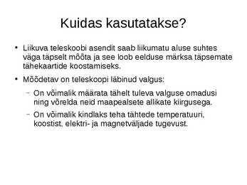 Teleskoobid #9