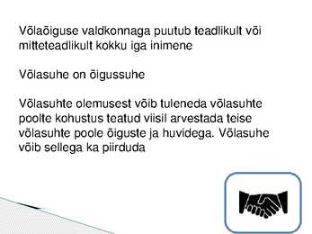 Võlaõigus #6