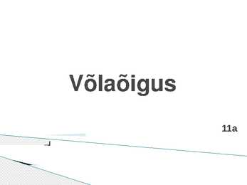 Võlaõigus