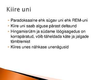 Uni ja Uimastid #6