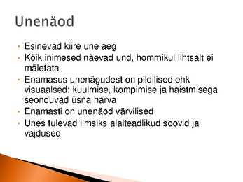 Uni ja Uimastid #9