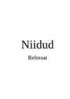Niidud
