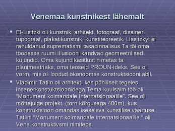 Konstruktivism esitlus #4