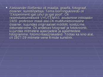 Konstruktivism esitlus #5