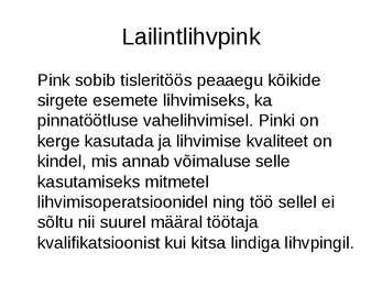 Lihvpingid #18
