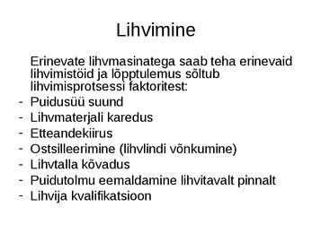 Lihvpingid #6