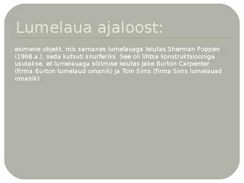 Lumelaud #2