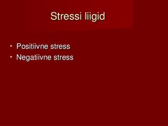 Stress #3