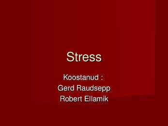 Stress