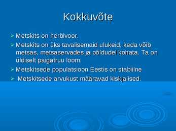 Ökoloogia ja keskkonnakaitse - Metskits ja metsmaasikas #14