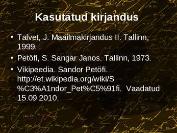 Sandor Petöfi #9