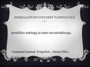 Sinihallitusjuust #2