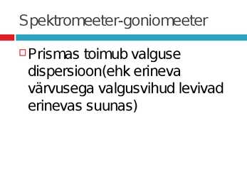 Kiirgus-ja neeldumisspektrid #11