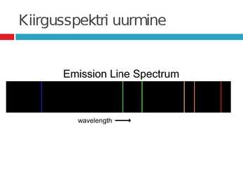 Kiirgus-ja neeldumisspektrid #16