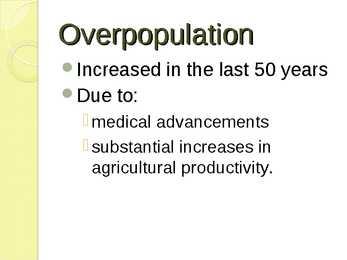 Global overpopulation #3