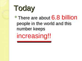 Global overpopulation #8