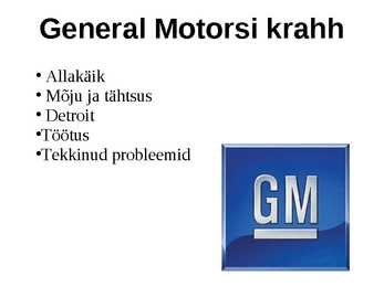 Autotööstus #4