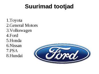 Autotööstus #8