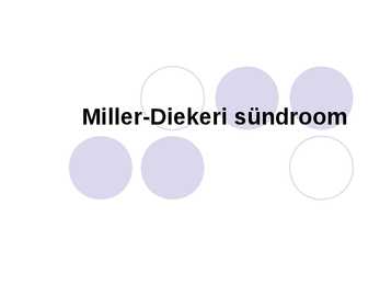 Miller-diekeri sündroom