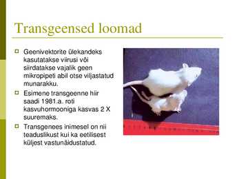 Geenitehnoloogia meetodid #7