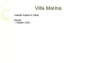 Pärnumaa majutusettevõtted #16