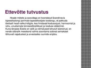 Tapeedi sortiment #2