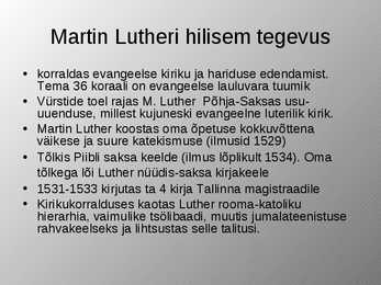 Martin Luther #9