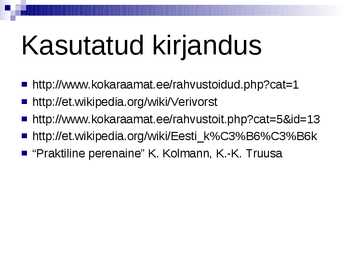 Eesti rahvustoidud #11