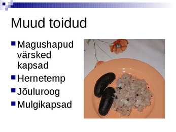 Eesti rahvustoidud #9