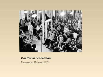 Ingliskeelne presentatsioon-Coco Chanel #22