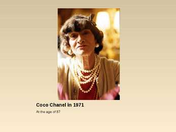 Ingliskeelne presentatsioon-Coco Chanel #24