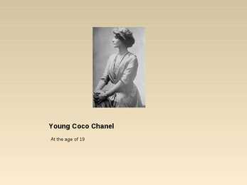 Ingliskeelne presentatsioon-Coco Chanel #5