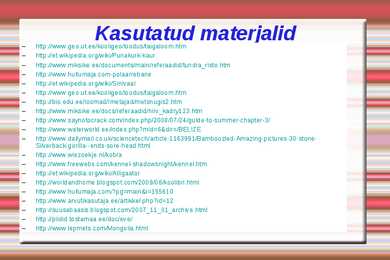 Loodusvööndite loomastik #10