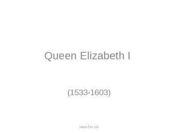 Queen Elizabeth I
