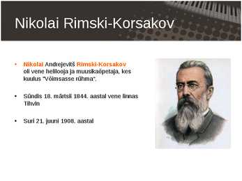 Nikolai Rimski-Korsakov #2