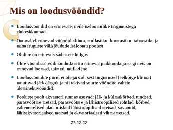 Loodusvööndid #2