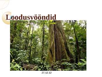 Loodusvööndid