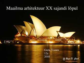 20-sajandi arhitektuur