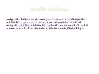 Asjaajamise alused #7