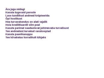 Asjaajamise alused #10