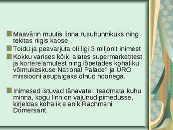 Haiti Maavärin #5