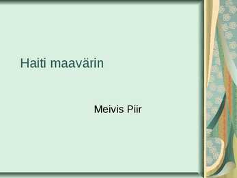 Haiti Maavärin