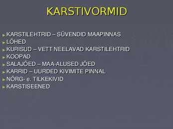 Karst #5