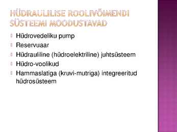 Roolimehhanism ja rooliajam #9