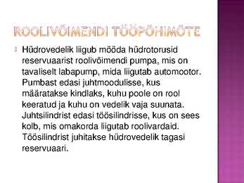 Roolimehhanism ja rooliajam #10